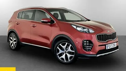 Red Used 2017 Kia Sportage GT-Line SUV | £10,795 (Fair price)