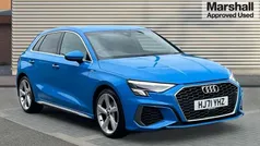 Blue Used 2021 Audi A3 S-Line Hatchback | £21,819 (Fair price)