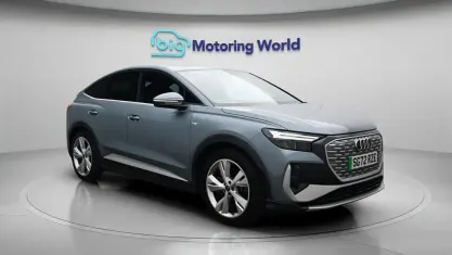 Used Audi Q4 Sportback e-tron S-Line 150 kW (204 HP) 2022 Blue SUV