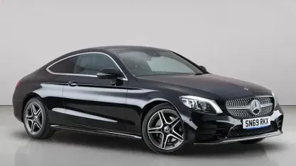 Used Mercedes C220 AMG Line Premium 194 HP (142 kW) 2019 Black Coupe