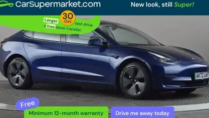 Używany Tesla Model 3 RWD 208 kW (283 KM) 2022 Niebieski Sedan/Limuzyna