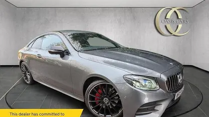 Grey Used 2019 Mercedes E220 AMG line Coupe | £19,475 (Fair price)