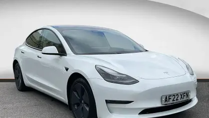 Used Tesla Model 3 Long Range AWD 366 kW (498 HP) 2022 White Sedan