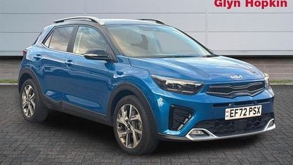 Usado Kia Stonic GT-Line S 120 HP (88 kW) 2023 Azul SUV