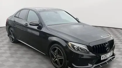 Black Used 2018 Mercedes C220 AMG Line Premium Sedan | £18,000 (Fair price)