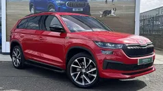Velvet red metallic Used 2022 Skoda Kodiaq SportLine SUV | £30,450 (Fair price)