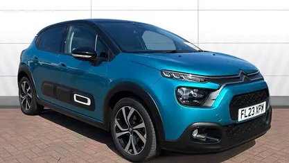 Used Citroën C3 PureTech 110 HP (80 kW) 2023 Blue Hatchback
