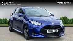 Blue Used 2022 Toyota Yaris Hybrid Design Hatchback | £17,155 (Fair price)