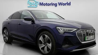 Used Audi e-tron Sportback S-Line 300 kW (408 HP) 2022 Blue SUV