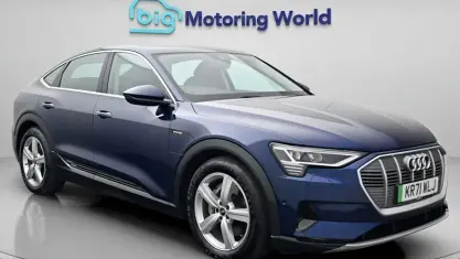 Used Audi e-tron Sportback 300 kW (408 HP) 2021 Blue SUV