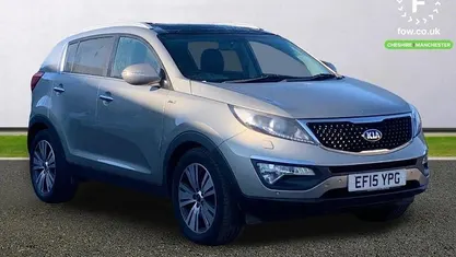 Begagnad Kia Sportage 184 HK (135 kW) 2015 Silver SUV