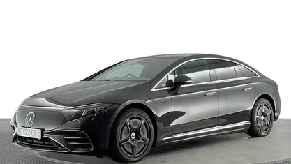 Grey Used 2022 Mercedes EQS450+ AMG line Sedan | £39,920 (Super price)