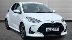 White Used 2022 Toyota Yaris Hybrid Design Hatchback | £17,595 (Fair price)