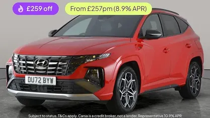 Red Used 2023 Hyundai Tucson N Line SUV | £19,418 (Fair price)