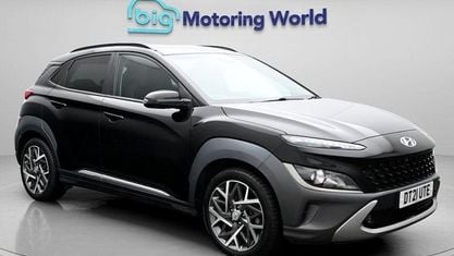 Gebraucht Hyundai Kona Premium 141 PS (103 kW) 2021 Schwarz SUV