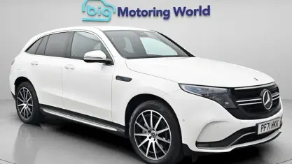 Used Mercedes EQC400 AMG line 300 kW (408 HP) 2022 White SUV