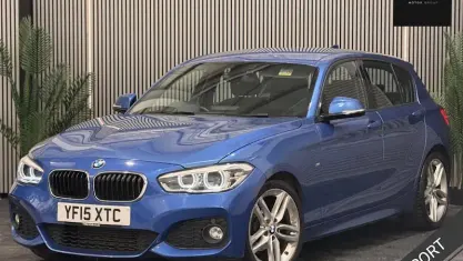 Used BMW 116 M Sport 116 HP (85 kW) 2015 Blue Hatchback