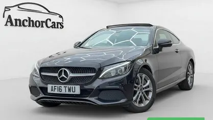 Used Mercedes C200 Premium 184 HP (135 kW) 2016 Black Coupe