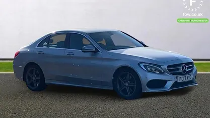 Silver Used 2017 Mercedes C200 Active Sedan | £13,999 (Fair price)