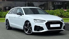 White Used 2024 Audi A4 Black Edition Estate | £31,450 (Fair price)