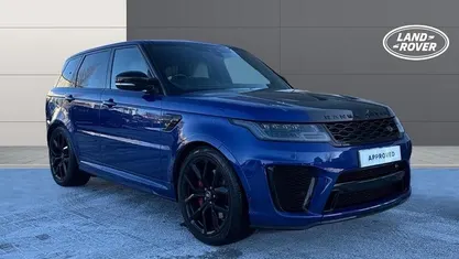 Blue Used 2021 Land Rover Range Rover Sport SVR SUV | £46,424 (Good price)