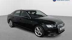 Black Used 2018 Audi A4 S-Line Sedan | £16,049 (Fair price)
