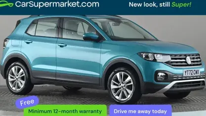 Usado VW T-Cross SE 110 CV (80 kW) 2022 Turquesa SUV