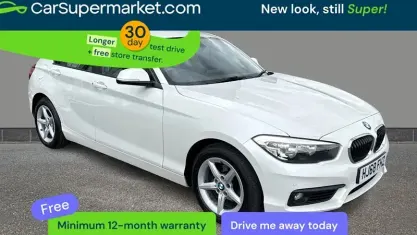 Używany BMW 118 150 KM (110 kW) 2018 Biały Hatchback