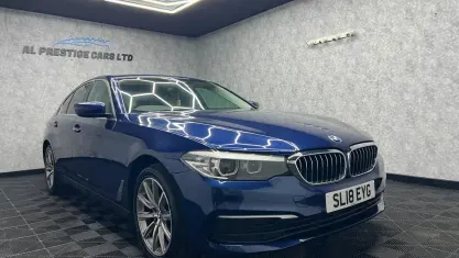 Used BMW 520 Comfort Edition 190 HP (139 kW) 2018 Blue Sedan