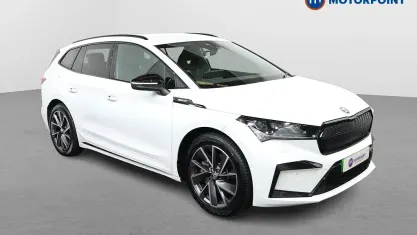 Used Skoda Enyaq iV SportlinePlus 210 kW (286 HP) 2024 White SUV