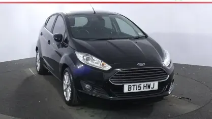 Used Ford Fiesta Titanium 101 HP (74 kW) 2015 Black Hatchback