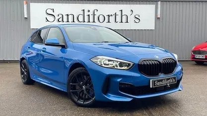 Used BMW 120 M Sport 190 HP (139 kW) 2021 Blue Hatchback