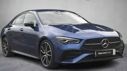 Used Mercedes CLA220 AMG line 190 HP (139 kW) 2025 Blue Sedan