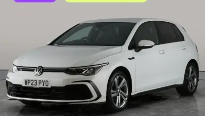 Used VW Golf VIII R-line 150 HP (110 kW) 2023 White Hatchback