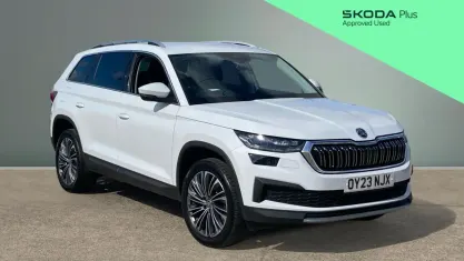 Used Skoda Kodiaq SE L Executive 150 HP (110 kW) 2023 White SUV