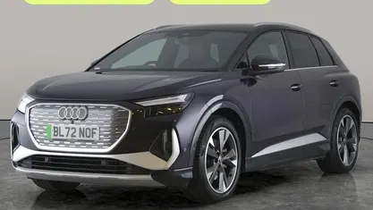 Used Audi Q4 e-tron S-Line 150 kW (204 HP) 2023 Mauve/purple SUV