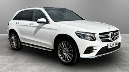 Used Mercedes GLC220 AMG line 170 HP (125 kW) 2018 White SUV