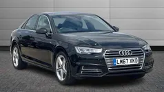Black Used 2017 Audi A4 S-Line Sedan | £14,495 (Fair price)