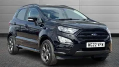 Black Used 2022 Ford Ecosport ST-Line SUV | £14,599 (Fair price)