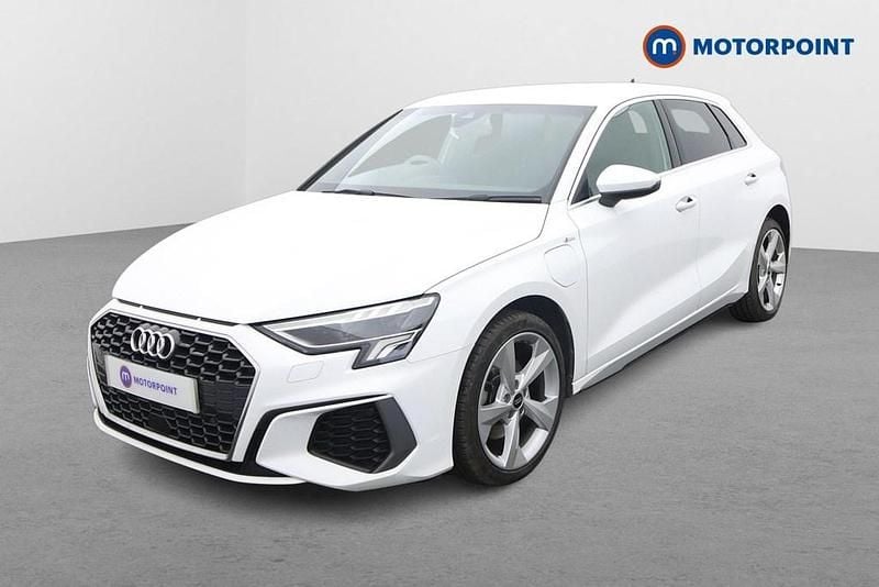 Used Audi A3 e-tron S-Line 2022 White Hatchback