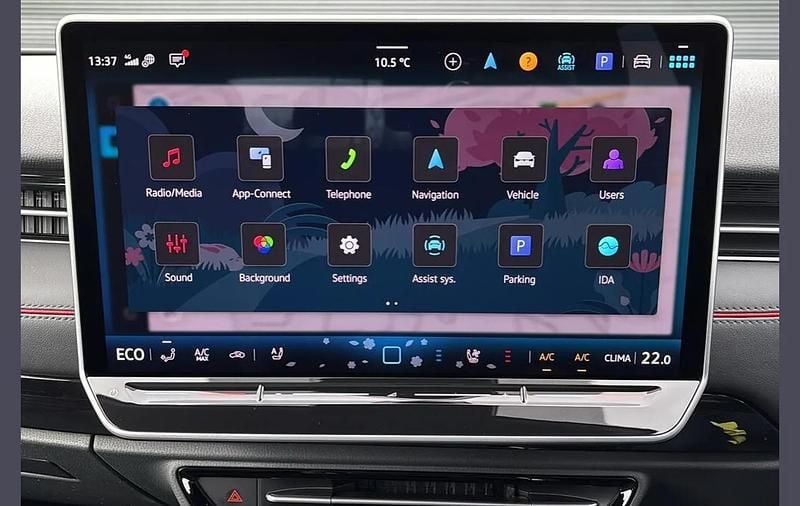 New VW ID.7 GTX 250 kW (340 HP) 2025 Red Hatchback