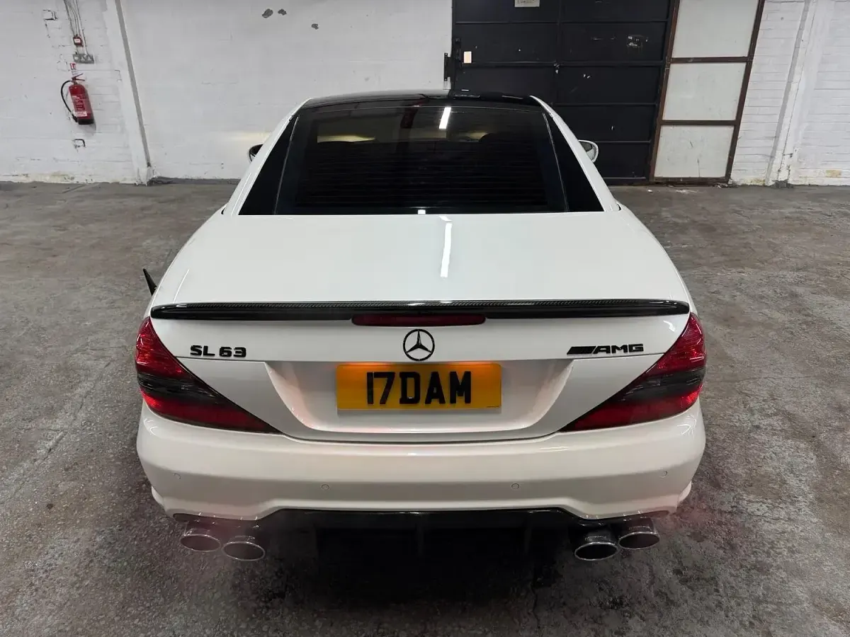 Used Mercedes SL500 2008 White Cabriolet