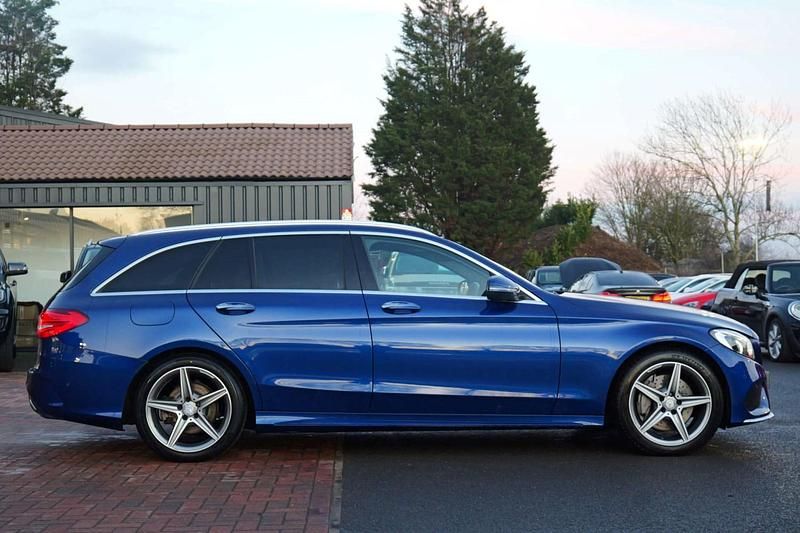 Used Mercedes C250 AMG Line Premium Plus 2016 Blue Estate