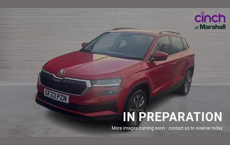 Used Skoda Karoq SE L 147 HP (108 kW) 2023 Red SUV
