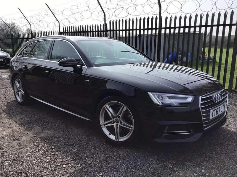 Used Audi A4 S-Line 150 HP (110 kW) 2017 Black Estate