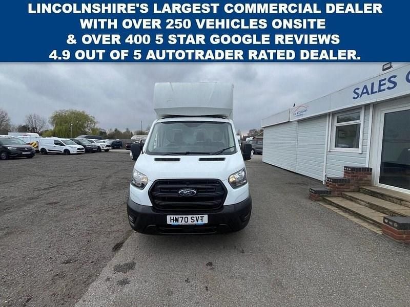 Used Ford Transit S 130 HP (95 kW) 2020 White Cabriolet
