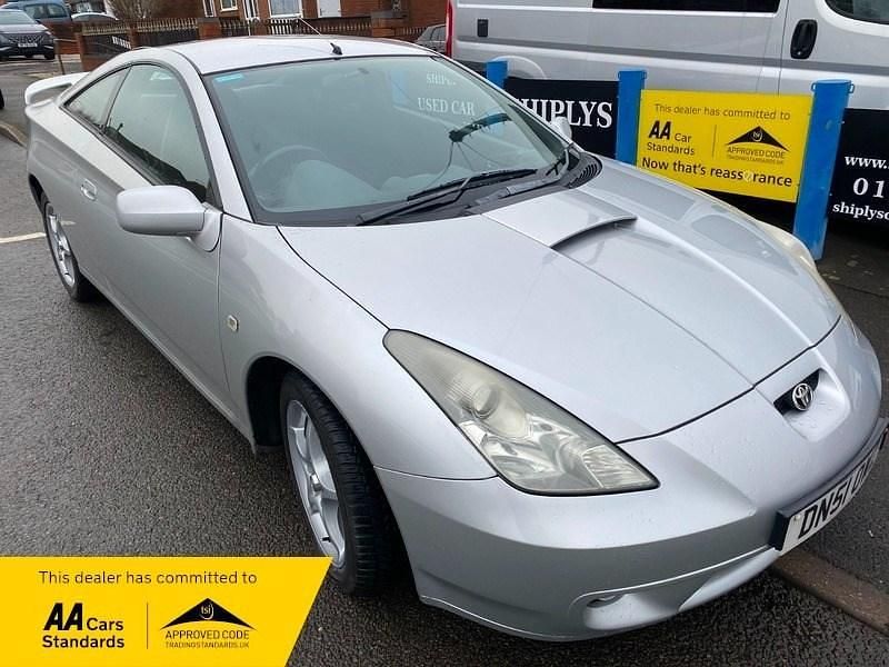 Used Toyota Celica 190 HP (139 kW) 2002 Silver Hatchback
