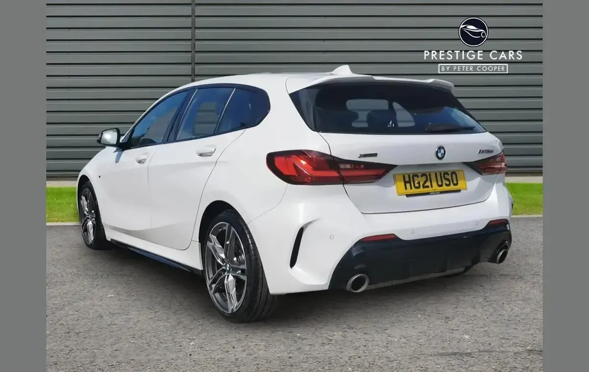 Used BMW M135 Comfort Edition 301 HP (221 kW) 2021 White Hatchback