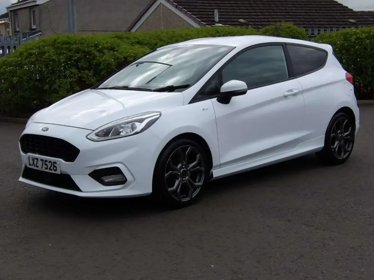 Usado Ford Fiesta ST-Line X 2018 Blanco Utilitario