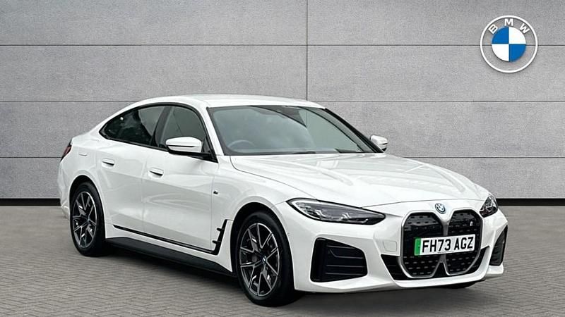 White Used 2023 BMW i4 M Sport Sedan | £32,550 (Fair price) - Image 1/4
